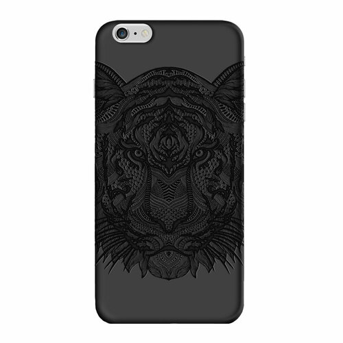 Чехол и защитная пленка для Apple iPhone 5/5S Deppa Art Case Black тигр