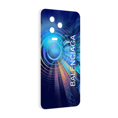 Чехол MyPads Баленсиага-абстракция для Infinix Note 12 Pro 4G X676B задняя-панель-накладка-бампер