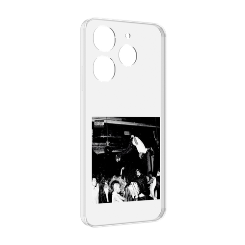 Чехол MyPads Playboi Carti - Die Lit для Tecno Spark 10 Pro задняя-панель-накладка-бампер