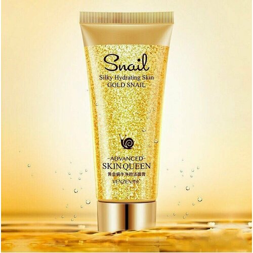 Venzen Silky Hydrating Skin Gold Snail Пенка для умывания