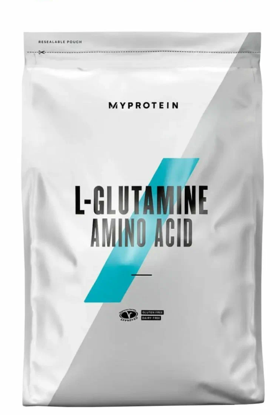 Myprotein L-Glutamine 250г (натуральный), спортивное питание для набора мышечной массы, восстановления и иммунитета