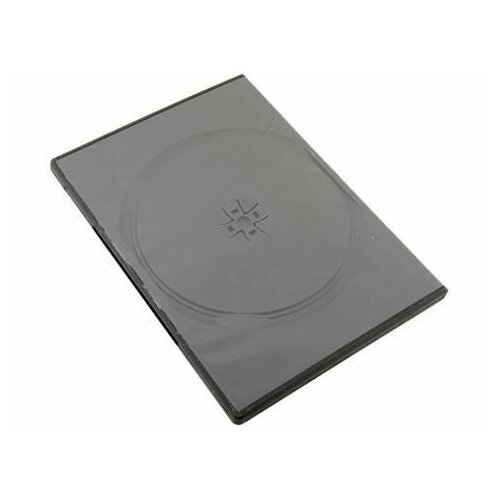 Коробка для DVD (192х135х9) на 1 диск черный пластик