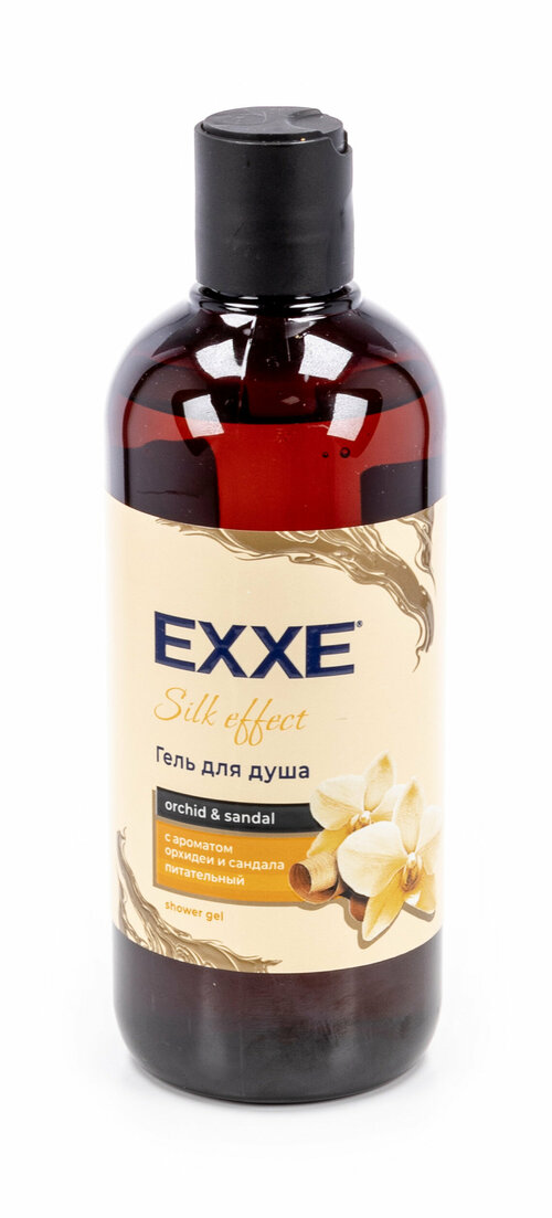 EXXE Гель для душа женский парфюмированный питательный с ароматом орхидеи и сандала 500мл / очищающее средство для тела