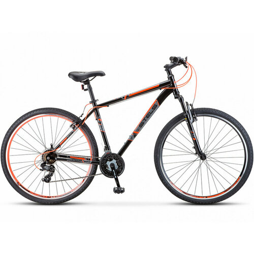 фото Stels велосипед стелс navigator 900 v 29" f020 (рама 17,5", черный матовый)
