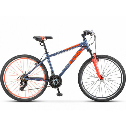 фото Stels велосипед стелс navigator 500 v 26" f020 (рама 20", красный/синий)