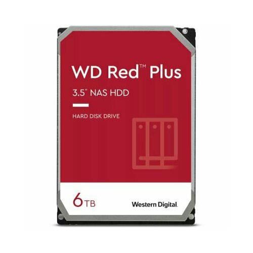 Жесткий диск WD Red Plus 6Tb WD60EFPX