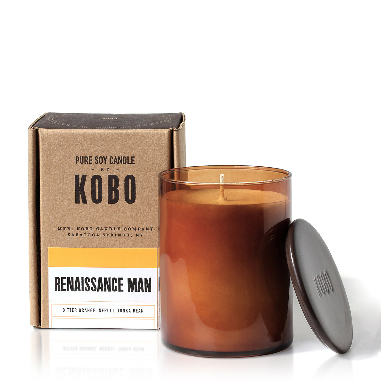 RENAISSANCE MAN Большая свеча в стекле, KOBO Candles