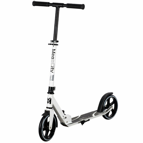 Самокат MEGACITY Paris черный/красный