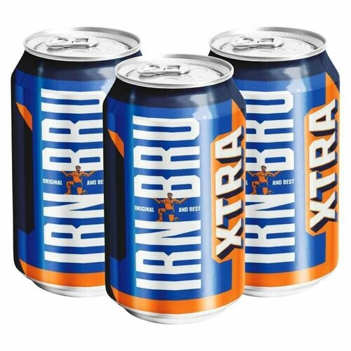 Газированный напиток IRN-BRU XTRA (Великобритания), 330 мл (3 шт)