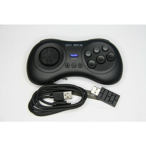 Беспроводной геймпад 8BitDo M30 2.4g для Sega Genesis Mini & Mega Drive Mini картридж для 16 bit sega mega drive portable hercules mdp 02