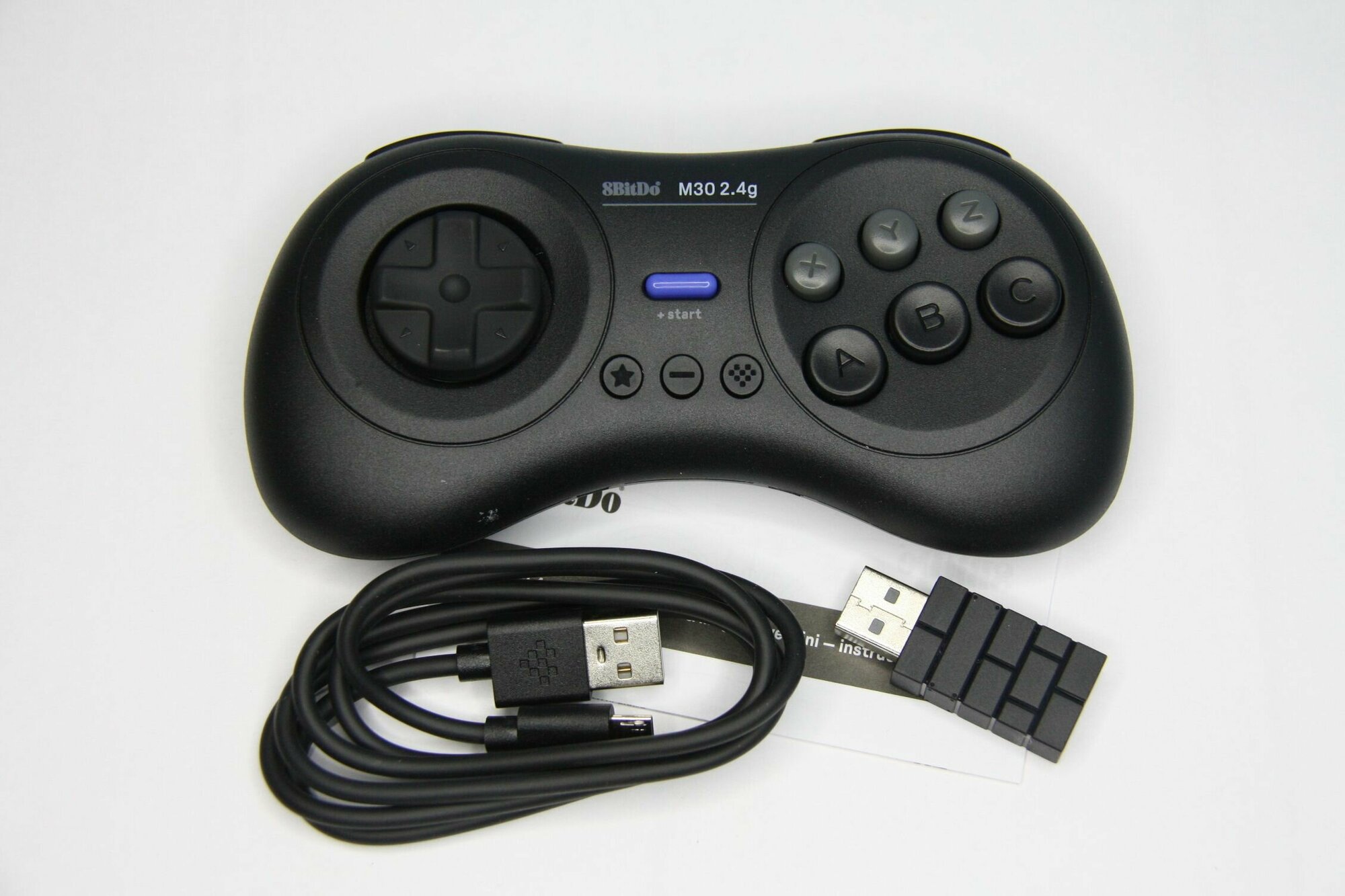 Беспроводной геймпад 8BitDo M30 2.4g для Sega Genesis Mini & Mega Drive Mini