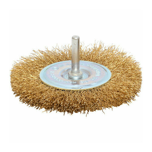 CUTOP 82-536 Щетка для дрели 38 мм тип Плоская латунированная витая проволока 03 мм Cutop profi 300₽