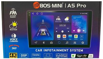 Магнитола BOS-mini A5 Pro 9" дюймов 2/32GB