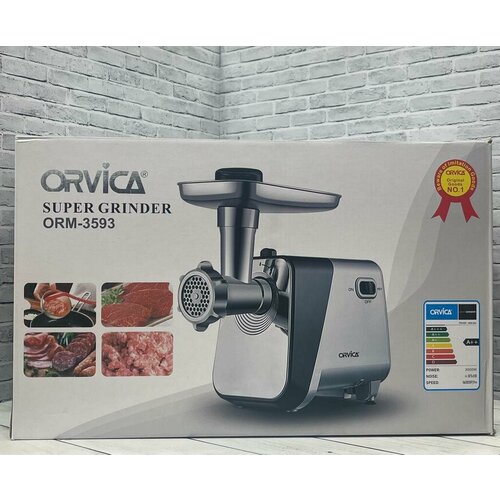 Мясорубка Cronier CR-1902 электрическая серебристая3000Вт 610000₽