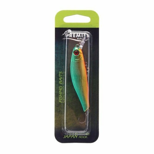 фото Воблер premier burito, 7.2 см, 8.6 г, минноу, плавающий (0.5-1.7 м), цвет 012 (pr-в72-012) (комплект из 4 шт) premier fishing