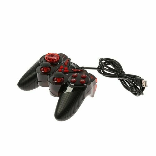 Геймпад Dialog Action GP-A13 проводной вибрация для PC PS23 USB черно-красный 414500₽