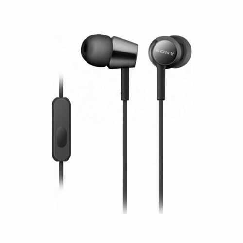 Гарнитура Sony вкладыши 12м черный проводные в ушной раковине 136500₽