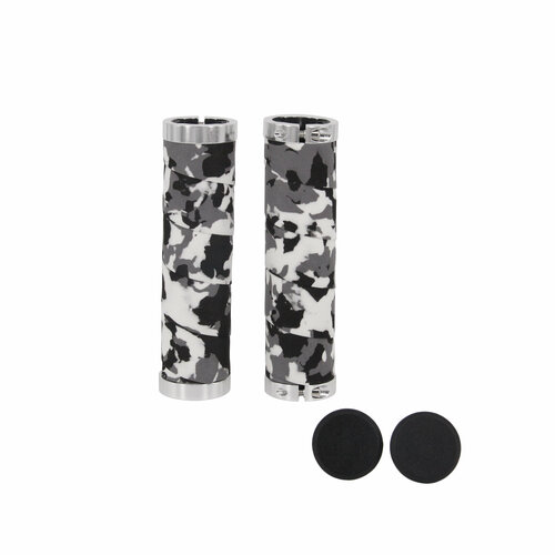 фото Китайские производители грипсы, материал: эва, 130мм, 2 грипстопа, белый/серый/чёрный