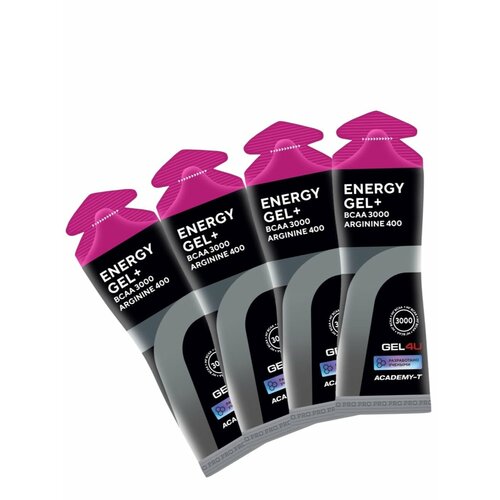 фото Гель питьевой gel4u bcaa гель энергетический 4 х 60 г, лесные ягоды