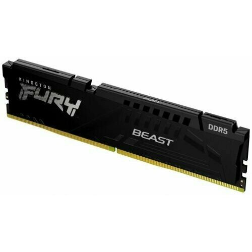 Модуль памяти DDR5 16GB Kingston FURY KF556C40BB-16 Beast black 5600MHz CL40 1RX8 радиатор 1.25V 288-pin 16Gbit retail