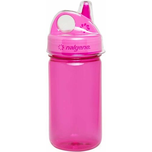 Детская бутылочка с поильником Nalgene Grip-n-Gulp 0,35 л (розовый)