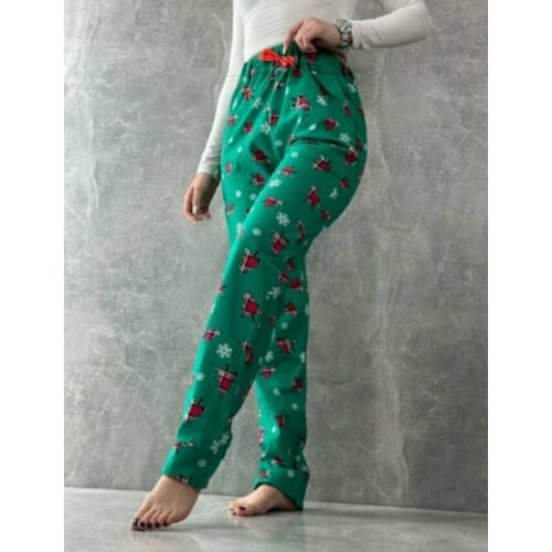 фото Брюки , размер 50, зеленый нет бренда