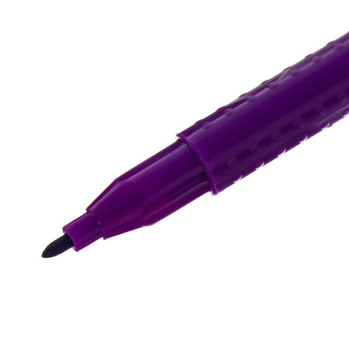 Фломастер Faber-Castell Grip 10цв. футляр - фото №9