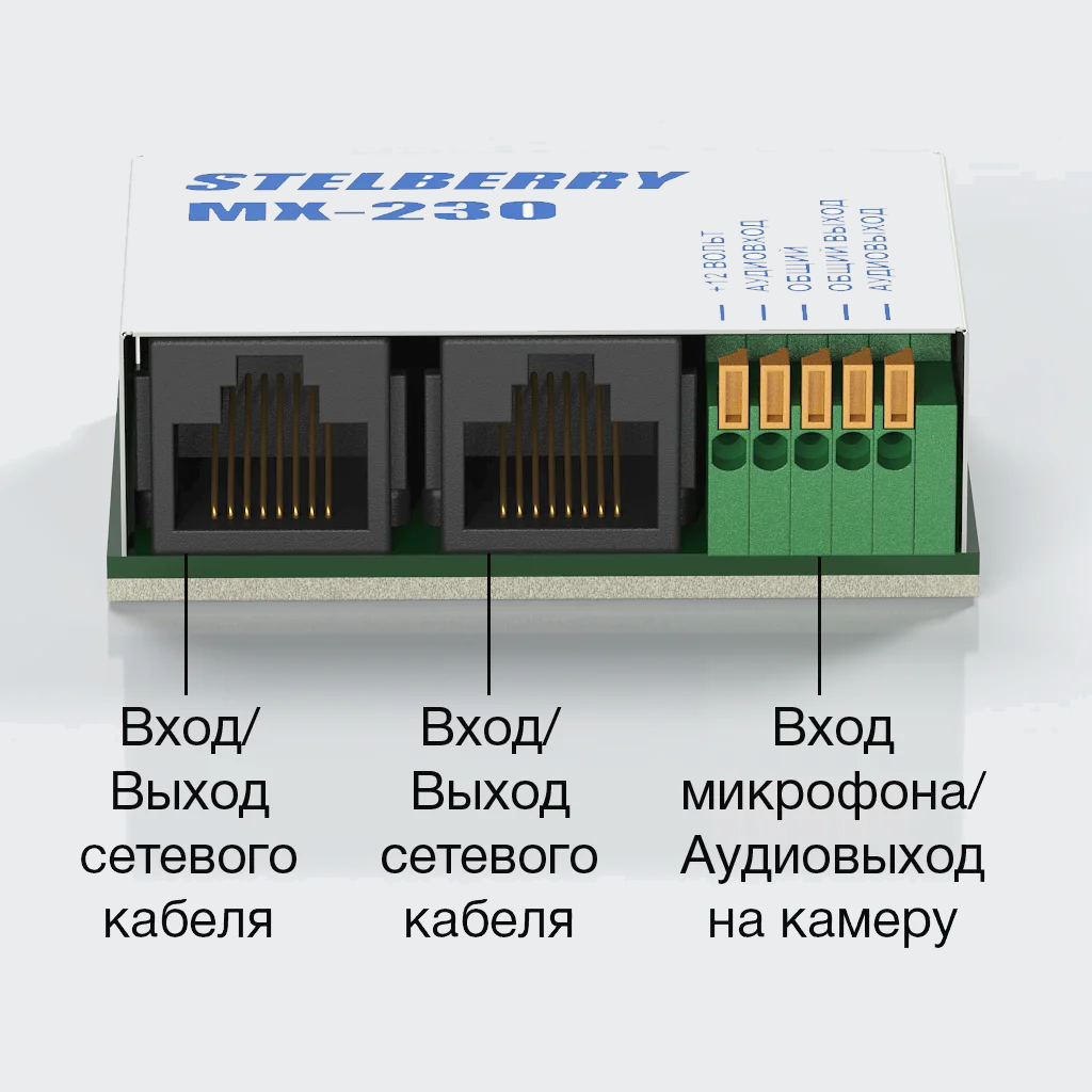 Stelberry MX-230 универсальный PoE-сплиттер для микрофонов