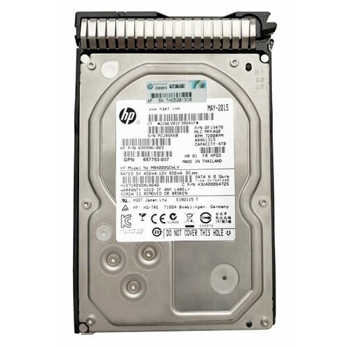 Жесткий диск HP 845647-B21 4TB 7200 SATA 35 HDD 2969000₽