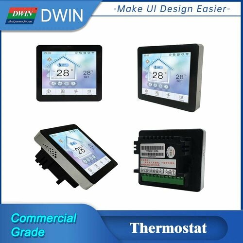 DWIN IoT HMI 4 IPS Панель в корпусе 86 Сенсор Реле Термостат 740000₽