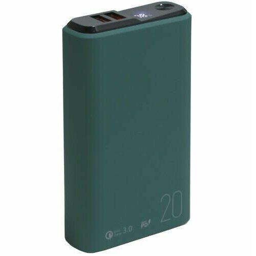 Портативный аккумулятор Olmio QS-20 зеленый 655100₽