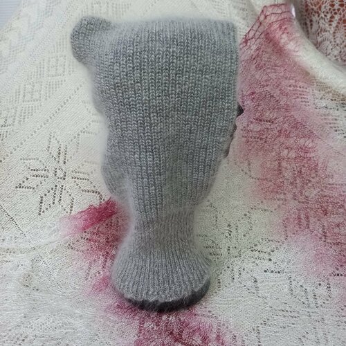 Капор Орчанка, размер 52/58, серый