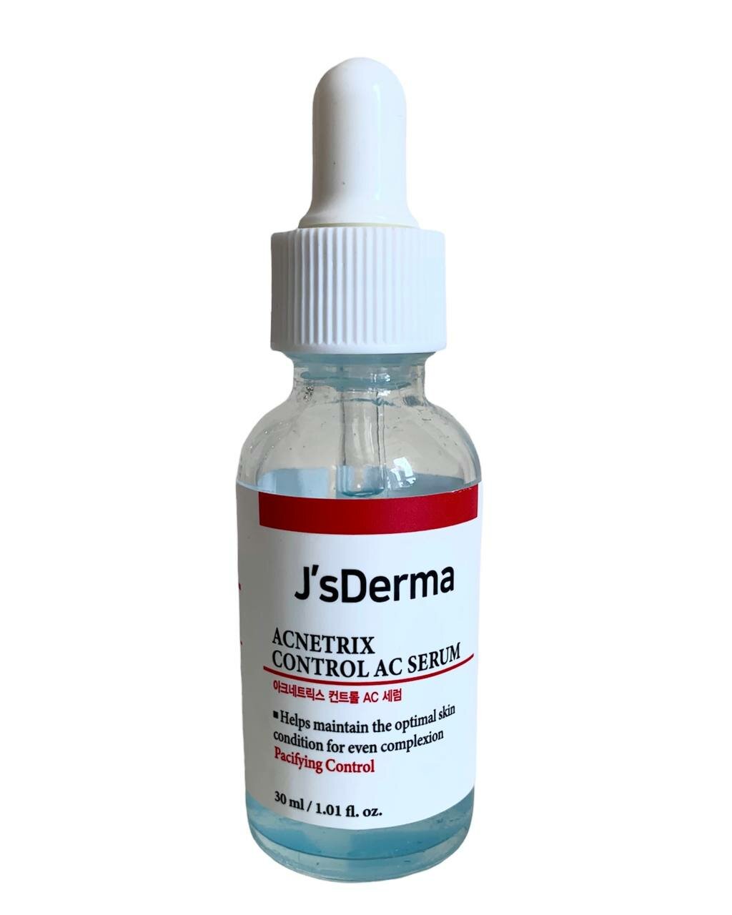 Сыворотка с ниацинамидом и цинком JsDERMA Acnetrix Control AC Serum, 30ml