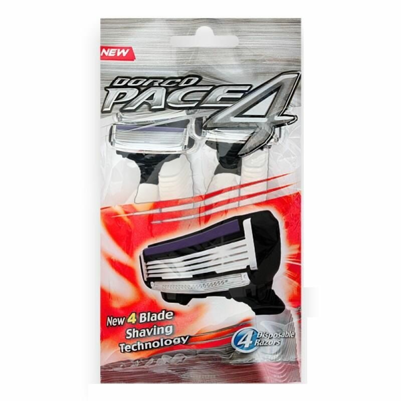 Одноразовый бритвенный станок Dorco Pace 4 (одноразовый) — фото 17