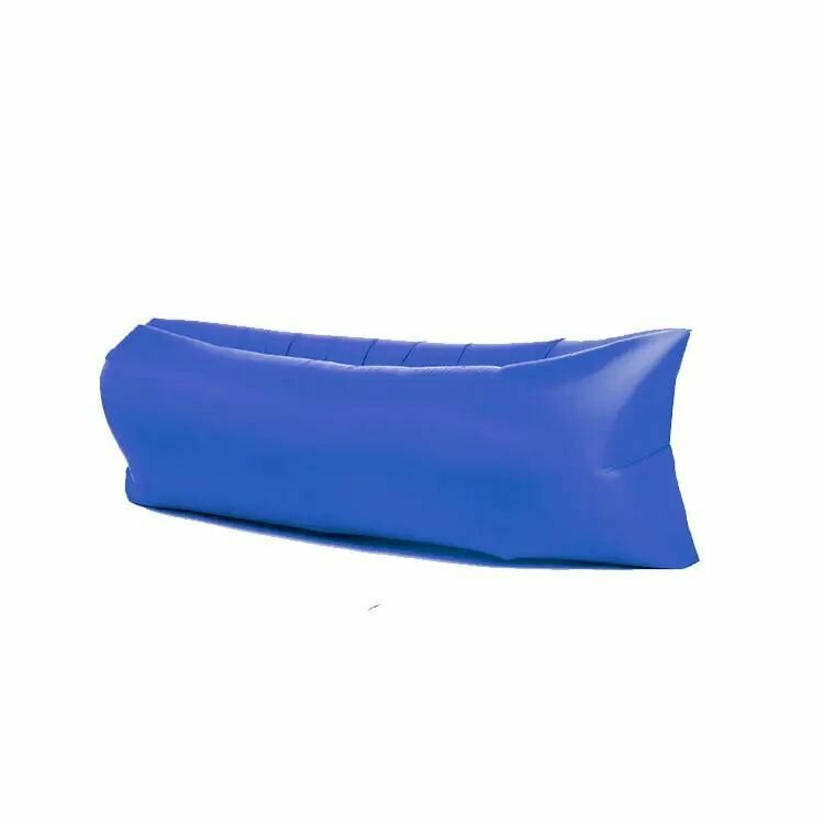 Надувной лежак синий / ламзак / диван для отдыха и туризма