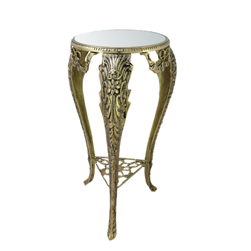 Столик для телефона BELO DE BRONZE с зеркальной столешницей, золото