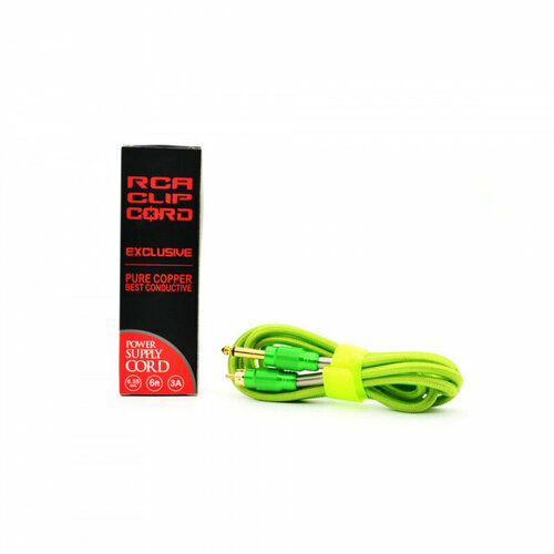 Клип-корд Ava Tattoo для тату-машинки AVA CLC042-3 Green 3A, 1,8 м