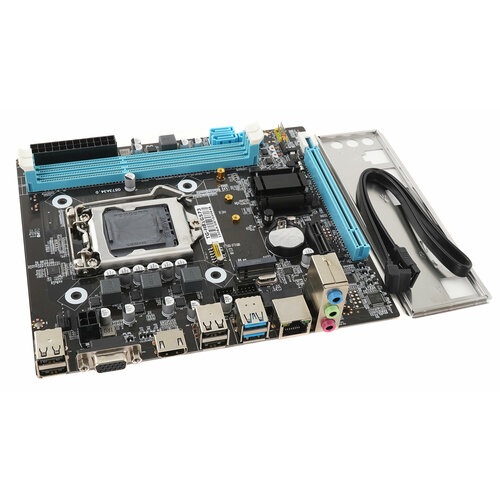 Материнская плата Azerty MB-H81-D Intel H81 LGA1150 Mini-DTX DDR3 OEM 3800₽