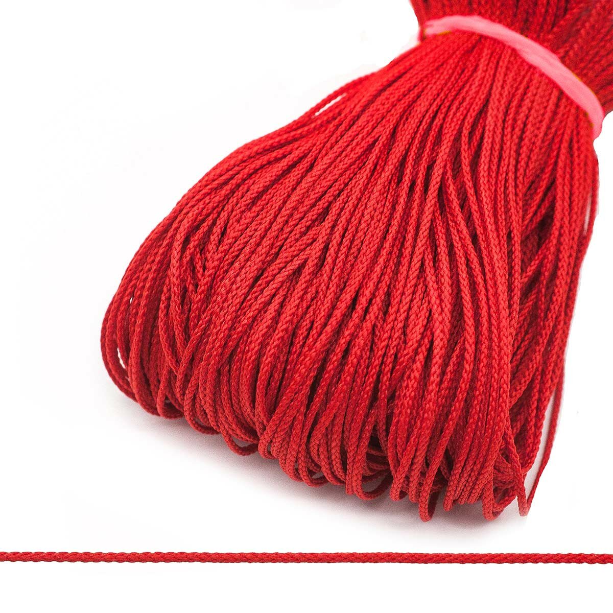С16 Шнур плетеный 1,5мм*100м (010 красный)