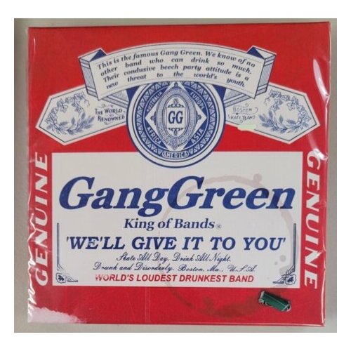Компакт-Диски, Dissonance Productions, GANG GREEN - We'Ll Give It To You (4CD)