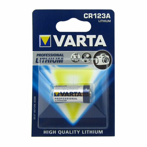 Батарейка Varta CR123A Lithium 3V BL1 6205 , 1шт.