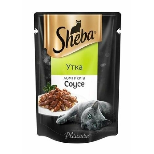 Sheba Паучи для кошек Ломтики в соусе с уткой 75г 10248070 0,075 кг 58425 (2 шт)