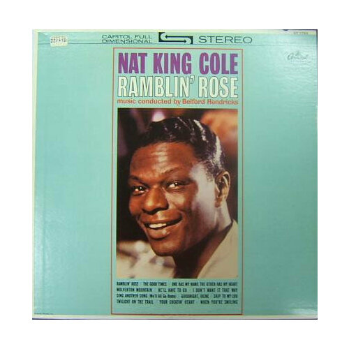 старый винил cosmic nat king cole when you re smiling lp used Старый винил, Capitol Records, NAT KING COLE - Ramblin' Rose (LP , Used)