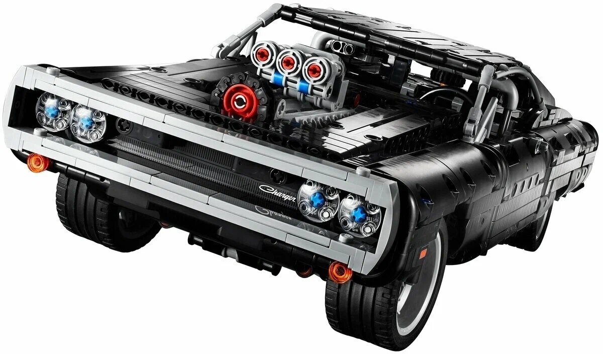Конструктор "Dodge Charger Доминика Торетто" 1077 деталей / Форсаж / дополнение к Technic / совместим с lego technic