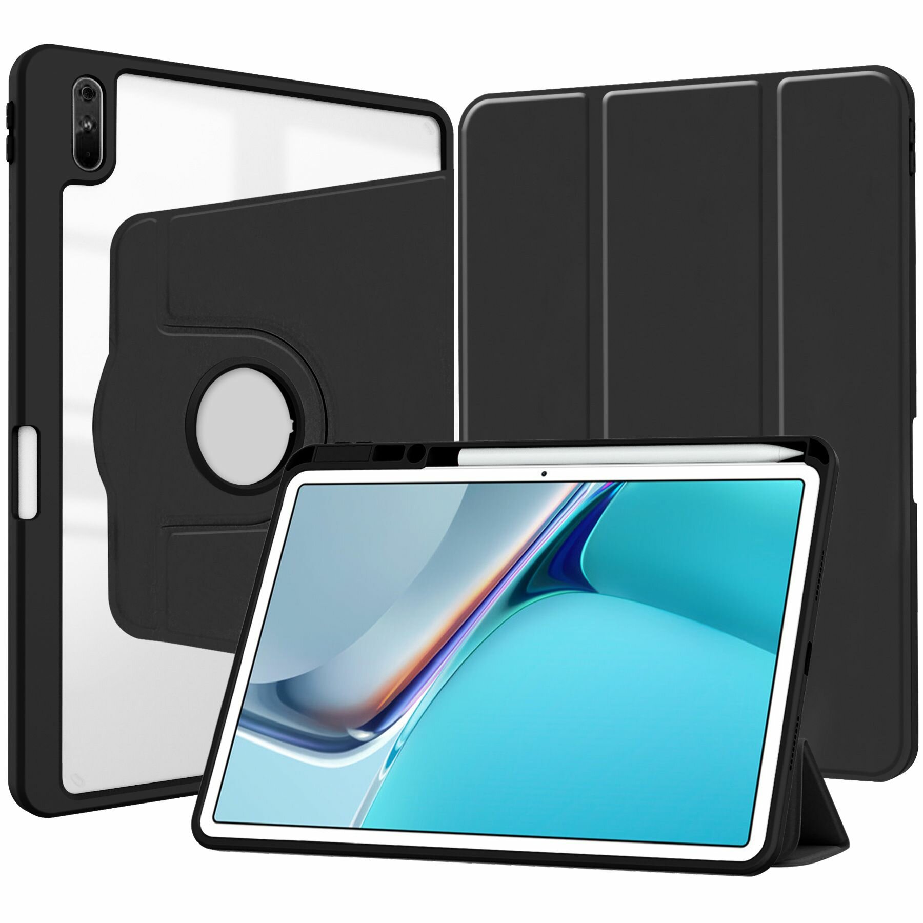 Чехол MyPads для планшета Huawei MatePad 10.4 2022 2020 BAH3-W59 L09 с держателем для карандашей