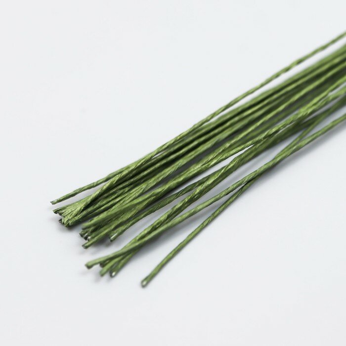 Флористическая проволока Ø0,46 мм, цв. зеленый, 36 см, уп.20 шт
