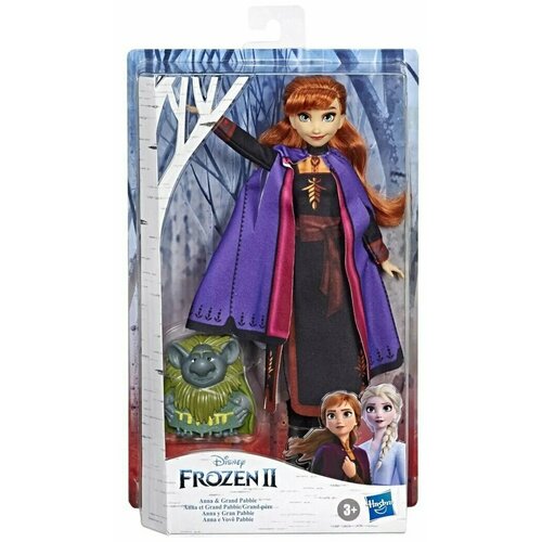 Кукла Disney Frozen 2 Холодное сердце 2 Анна и тролль кукла хасбро фигурка холодное сердце 10 см анна e8056