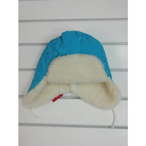 Шапка ушанка , размер 3-4лет(50-52см), бирюзовый шапка ушанка размер 3 4лет 50 52см голубой