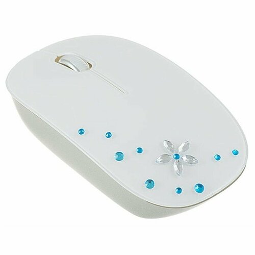 Мышь компьютерная Perfeo Shine (PF-007-WOP-W), Wireless, white мышь perfeo pf 02 wop tracer