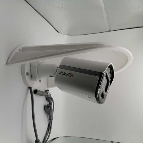 Защитный козырек для камеры видеонаблюдения Ракушка-XL 3D-печать HIKVISION HIWATCH DAHUA (, белый) защита камеры от дождя, льда, снега